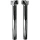 Elevadores para manillar Buffalo de aluminio mecanizado — Ø25,4 mm (1") abrazadera, 25,5 cm (10") subida, Cromo