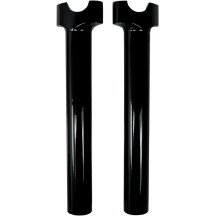 Buffalo Billet Aluminum Handlebar Risers — 1" clamping, 10" rise, Black gloss