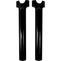 Buffalo Billet Aluminum Handlebar Risers — 1" clamping, 10" rise, Black gloss