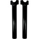Elevadores de manillar Buffalo de aluminio billet — 1" de sujeción, 10" de subida, negro brillo