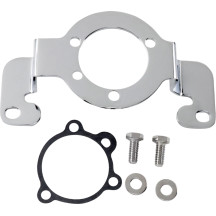 Soporte de carburador 84-89 BT — Cromo, Negro