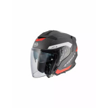 JT5 Carbon MA Helmet — 2XL, Gray, Red, White