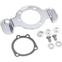 Air Cleaner Support Bracket Kit — Chrome, Gray