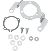 Air Cleaner Support Bracket Kit — Chrome, Gray
