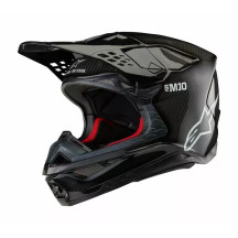 Casco Supertech M10 Liso — Talla S, Adulto, Negro
