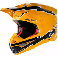 Supertech M10 Ampress Casco — Talla XL, Amarillo, Acabado brillante