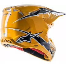 Supertech M10 Ampress Casco — Talla XL, Amarillo, Acabado brillante