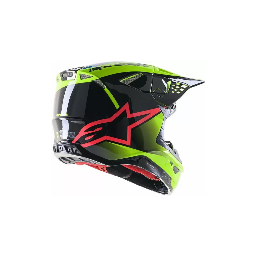Casco Supertech M10 Unite — Talla S, amarillo brillo