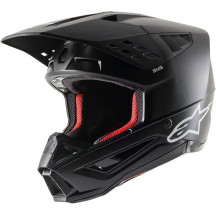 Casco Supertech M5 Solid — Talla S, Negro mate