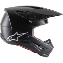 Supertech M5 Solid Helmet — M, Black matte