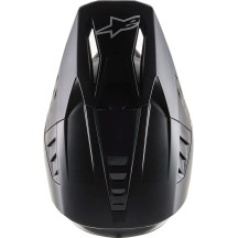 Supertech M5 Solid Helmet — L, Black