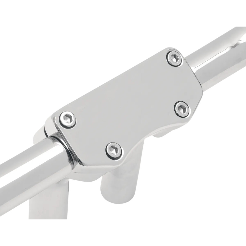 Abrazadera de manillar Buffalo — diámetro de sujeción 1", compatible con elevadores de 3-1/2" entre centros