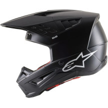 Supertech M5 Solid Helmet — Size 2XL, Black Matte