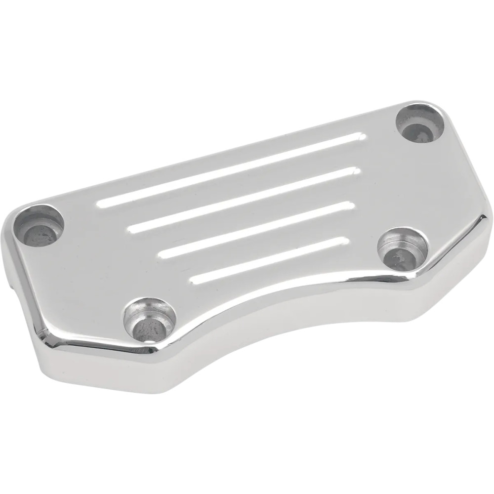 Abrazadera de manillar Buffalo — 25,4 mm (1") diámetro de sujeción, compatible con risers de 3-1/2" entre centros, cromo