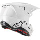 Supertech M5 Casco sólido — 2XL, Blanco