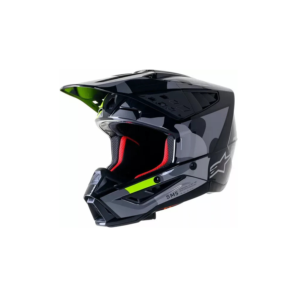 Casco Supertech M5 Rover — Talla L, Negro brillo