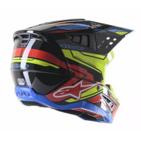 Casco Supertech M5 Action 2 — Talla S, Acabado brillante multicolor