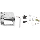 Kit de carcasa de interruptor para manillar — abrazadera de 1", Cromo