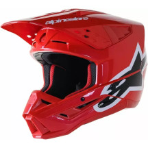 Supertech M5 Corp Helmet — XL, Red gloss