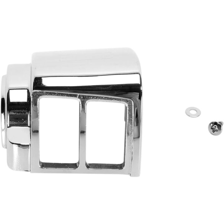 Kit de carcasas de interruptores para manillar — diámetro de sujeción 1", Cromado