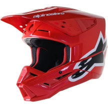 Supertech M5 Corp Helmet — 2XL, Red, Gloss