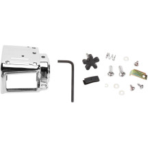 Handlebar Switch Housing Kit — 1" handlebar, chrome