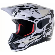 Casco Supertech M5 Mineral — Talla L, Blanco brillo