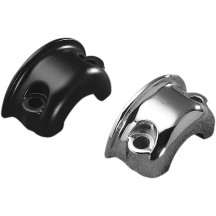 Brake/Clutch Control Clamp Half — Brake, Clutch, Perch, Black, Polished