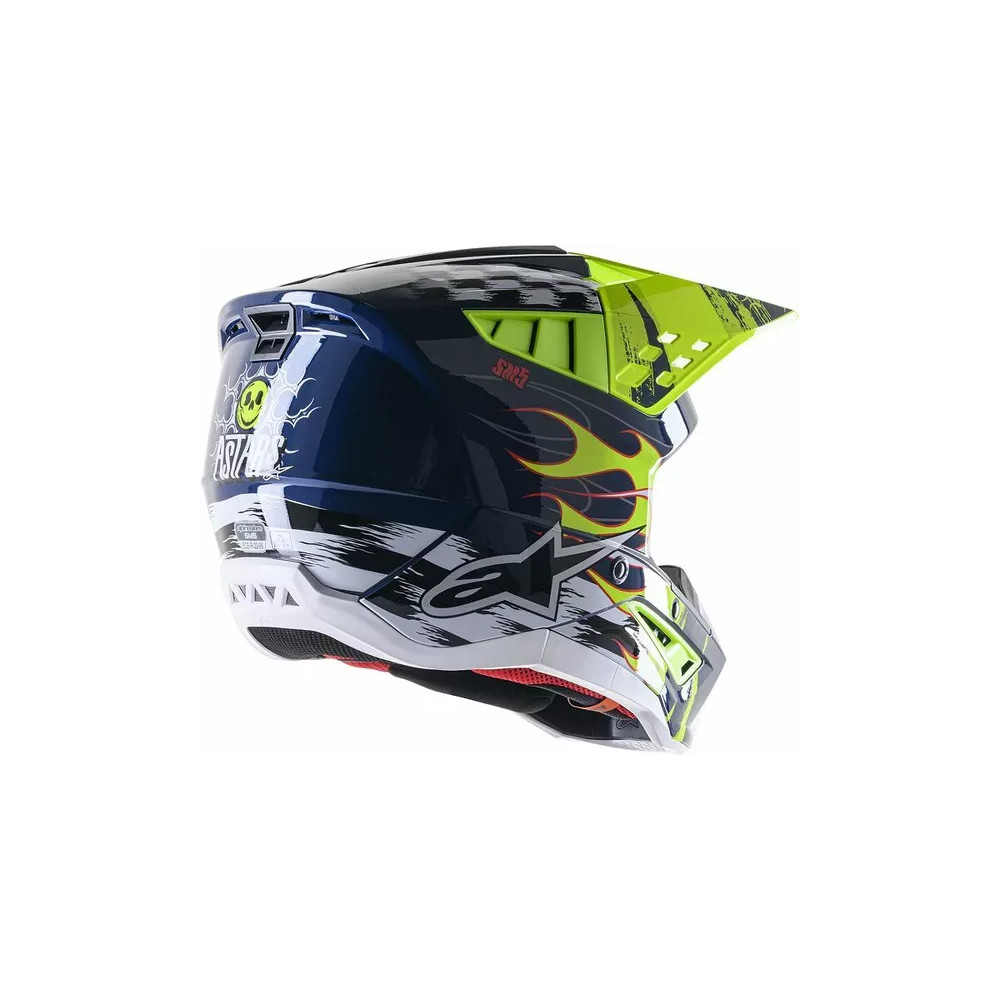 Casco Supertech M5 Rash — M, azul brillante