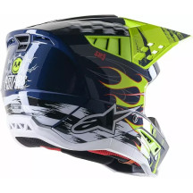 Casco Supertech M5 Rash — Talla L, azul