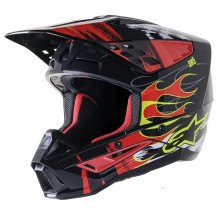 Casco Supertech M5 Rash — XL, Negro, MX
