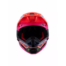 Supertech M10 Deegan MIPS® Casco — Talla L, calota de composite de carbono, Naranja, Rosa, Púrpura