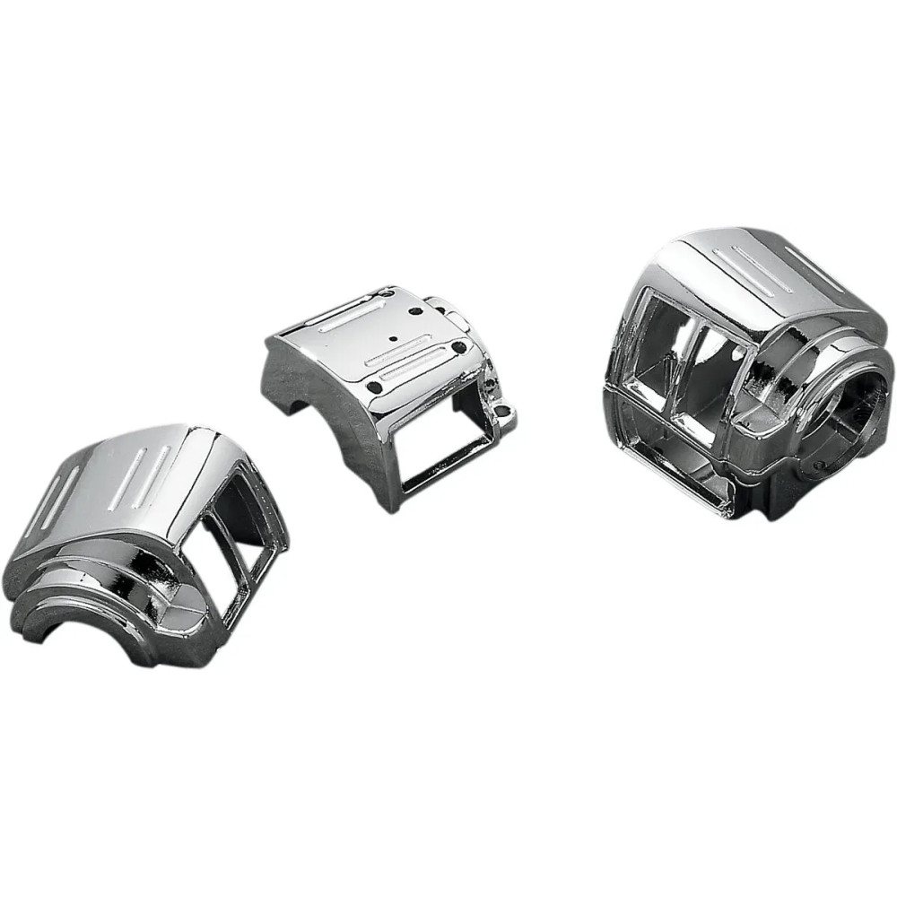 Handlebar Switch Housing Kit — 25.4 mm (1"), Chrome