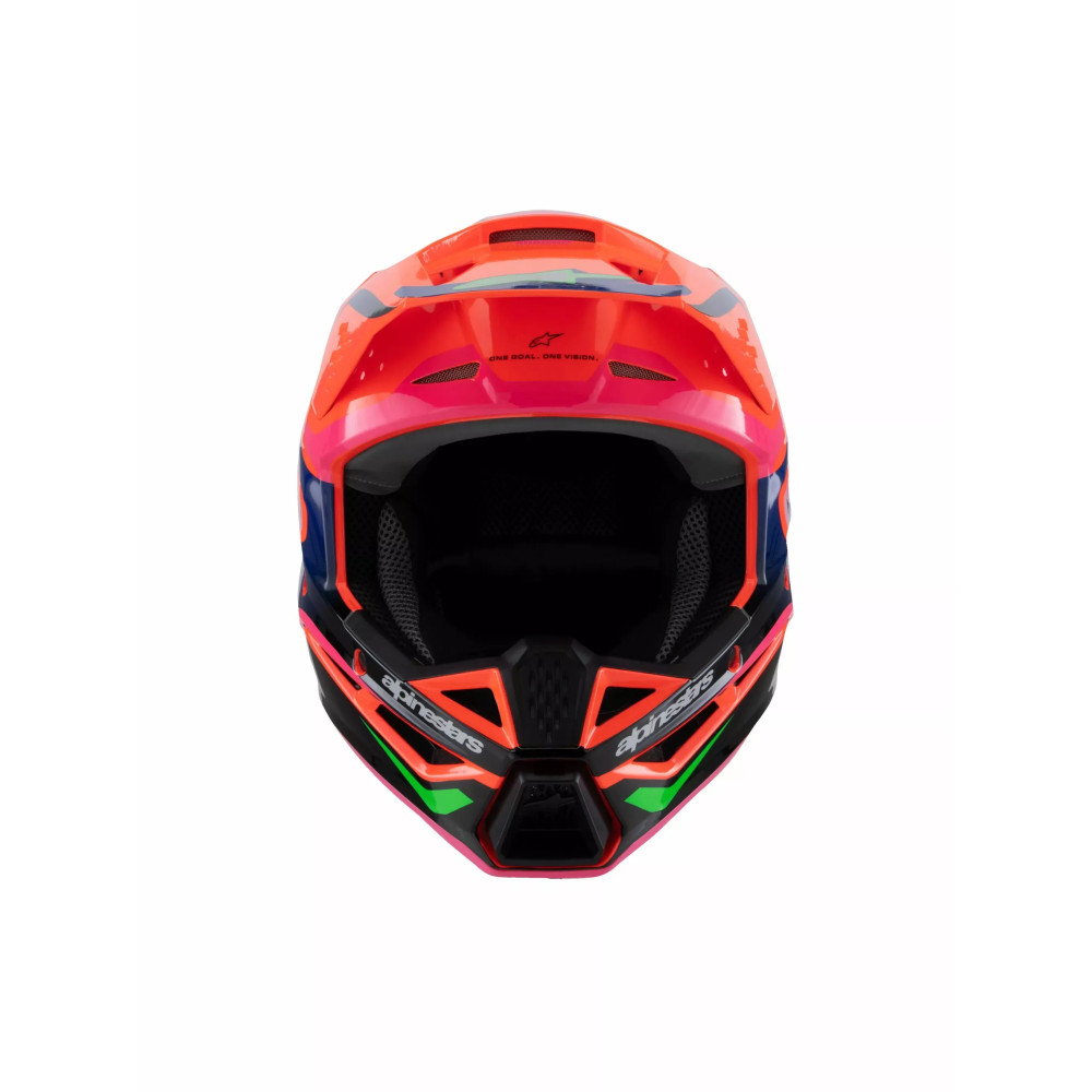 Casco juvenil SM3 Deegan — Talla M, Naranja brillante