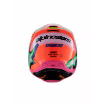 Casco juvenil SM3 Deegan — Talla M, Naranja brillante