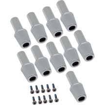 Replacement Reset Knobs — Chrome, Speedometer, 10-pack