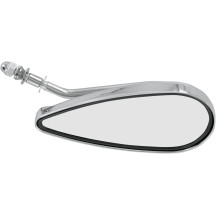 Teardrop Mirror — 76 mm (3"), 15 cm (6"), 5/16-18, Chrome