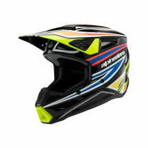 Youth SM3 Wurx Helmet — Youth M, Yellow, Blue, Black