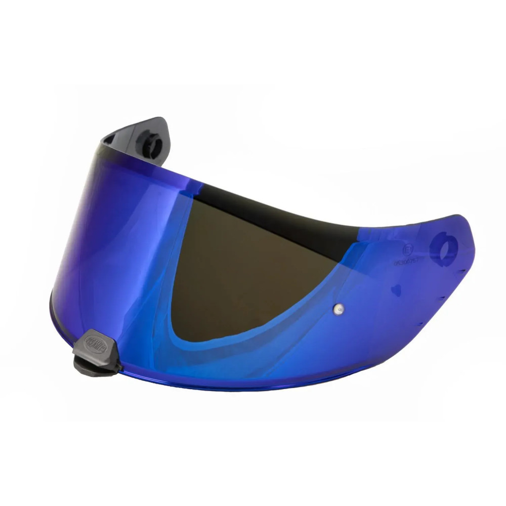 Devil & Hyper Helmet Visor — One Size, Blue, Chrome