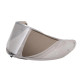Evoluzione Helmet Visor — One Size, Silver Mirror