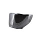 Discovery & Streetfighter Helmet Visor — One Size, Silver, Mirror finish