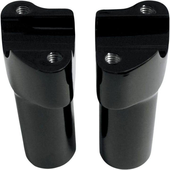 Kit de elevadores de manillar y abrazadera superior — Elevación 4" (10 cm), Abrazadera 25,4 mm (1"), Rosca 1/2-13