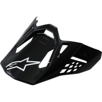 Supertech M10/Supertech M8 Helmet Visor — One Size, Gloss Black