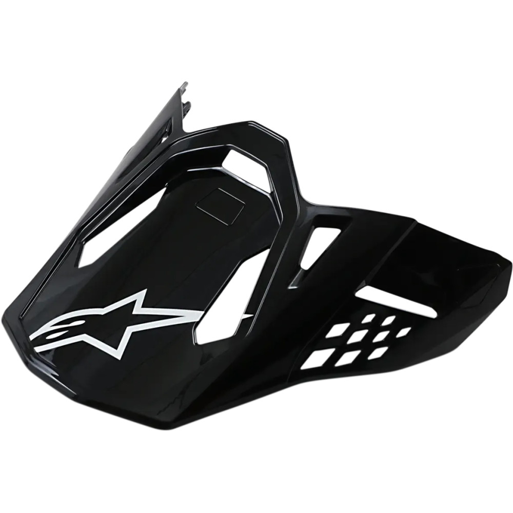 Supertech M10/Supertech M8 Helmet Visor — One Size, Gloss Black