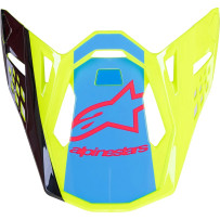 Supertech M10 Helmet Visor — Black, Blue, Yellow, Gloss