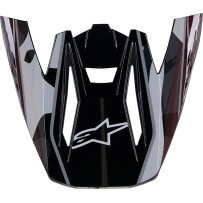 Supertech M5 Helmet Visor — Fits SM5, Black