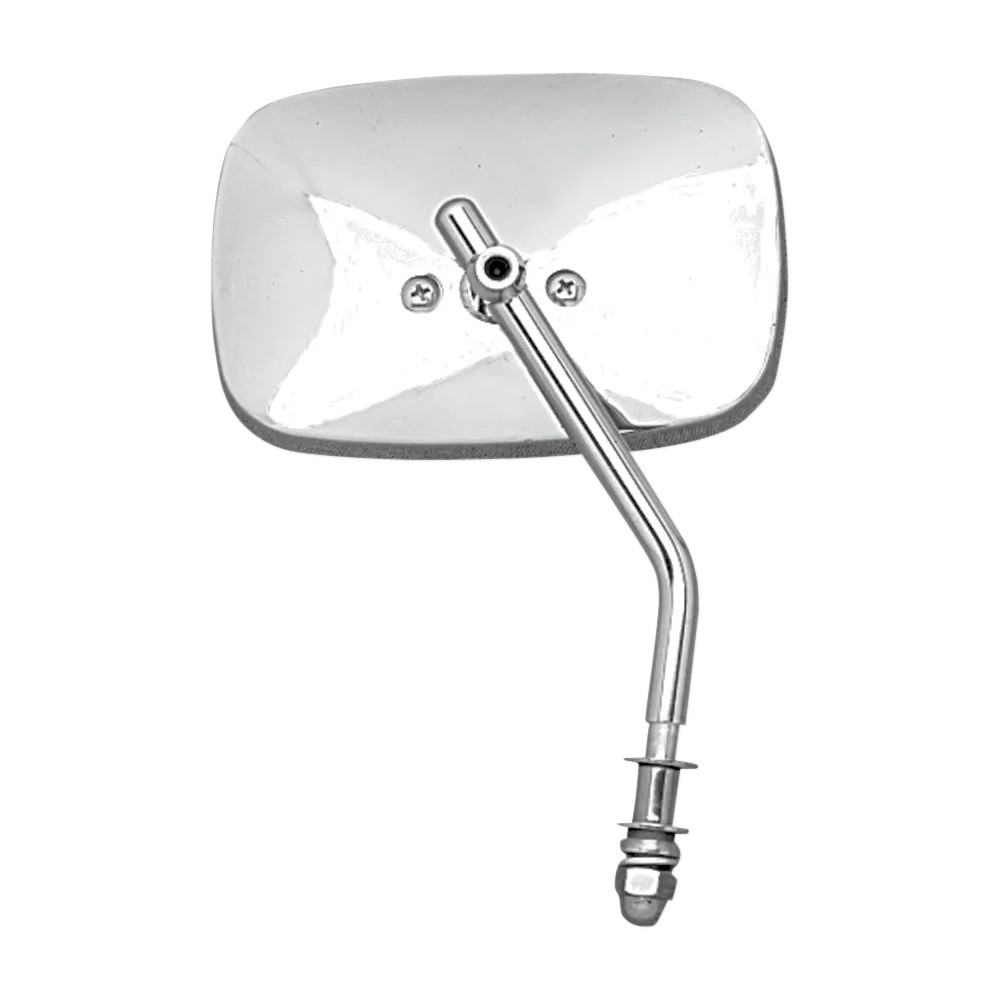 Die Cast Mirror — 3.5" x 5", fits 1" bars, chrome