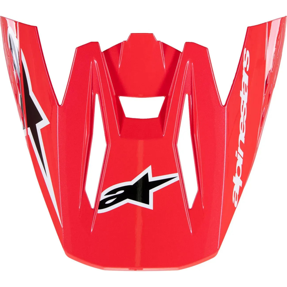 Supertech M5 Helmet Visor — Fits SM5, Black, Red