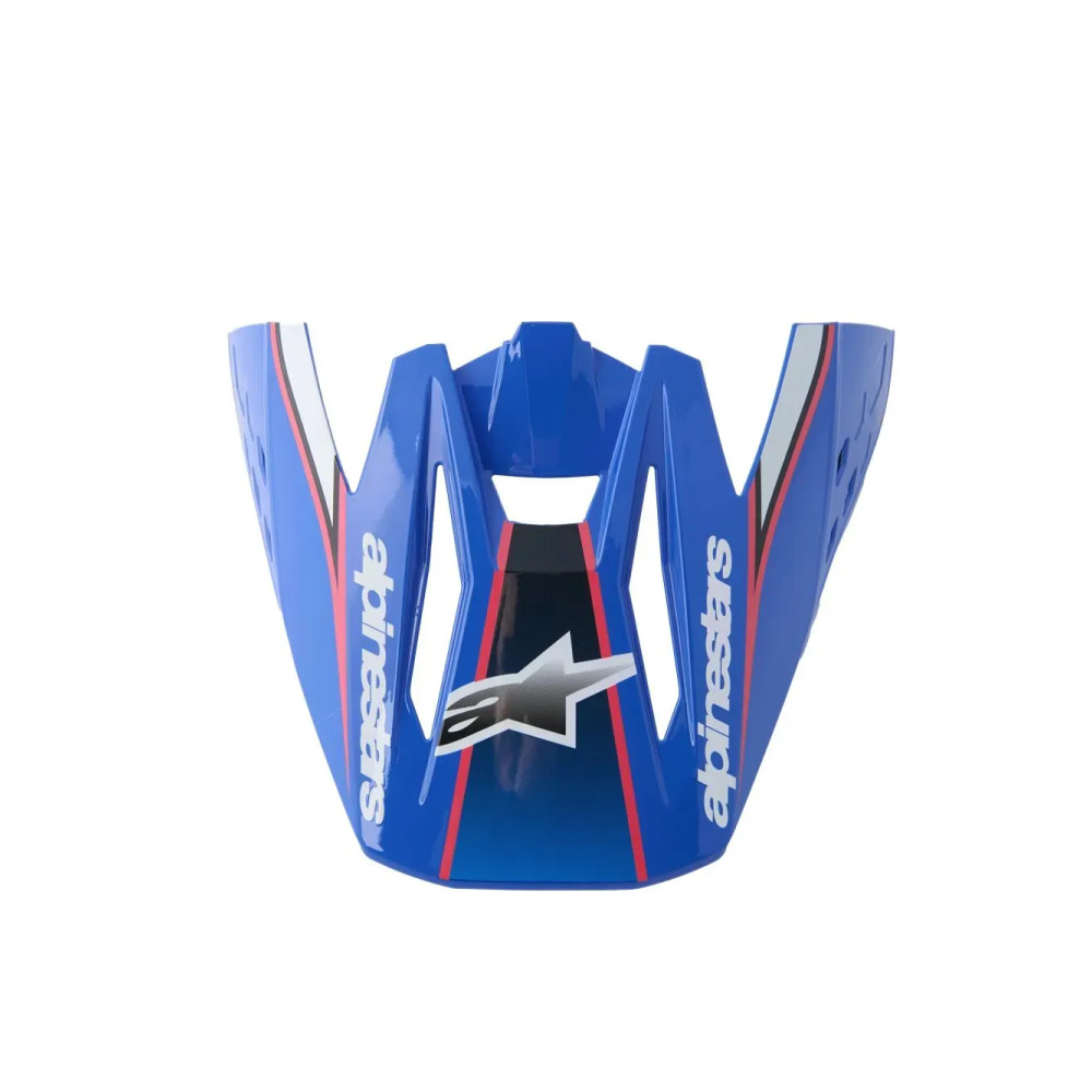 Supertech M5 Helmet Visor — Fits SM5, One Size, Blue gloss