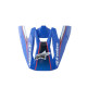 Supertech M5 Helmet Visor — Fits SM5, One Size, Blue gloss